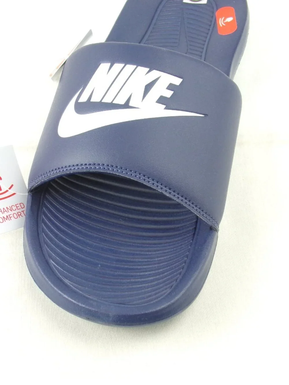Nike Victori One Mens Size 13 Blue Slip On Slides Sandals CN9675-401